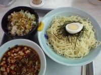 「冷やしつけめん（+半ぶためし）」@亀戸元楽の写真