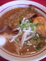 「玉豚天ら〜麺」@麺屋武蔵 二天 池袋店の写真