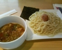 「梅しおつけそば」@和風汁そば じゃんずの写真