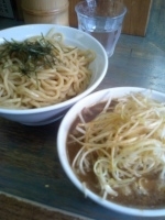 「ねぎチャーシューつけ麺 大盛」@藍華の写真