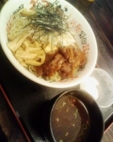 「つけ麺大盛り全部乗せ」@うだつ食堂の写真