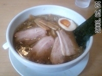 「徳丸 中（650円）+チャーシューハーフ増し（150円）」@煮干そば とみ田の写真