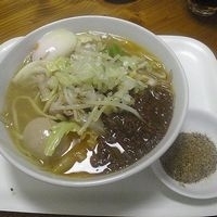 「しおカレー麺（週間限定）+あじたま+温玉+出汁粉（魚粉）」@塩ラーメン・つけめんのお店 はないちの写真