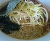 「ネギラーメン（麺固め） \700」@ラーメンショップ 志多見店の写真