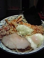 「温玉油そば」@兎に角 松戸店の写真