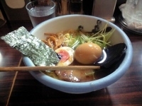 「塩ラーメン+味玉（750円+100円）」@AFURI 恵比寿の写真