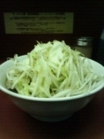 「ラーメン小（麺半分・ヤサイマシ）」@ラーメン二郎 桜台駅前店の写真