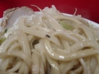 「ぶた入りラーメン（ヤサイマシマシ・カラメ・ニンニクなし）」@ラーメン二郎 三田本店の写真