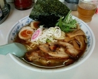 「鶏煮干らーめん（大盛）」@麺屋ゆうの写真