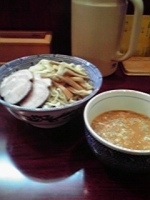 「辛味噌つけそば大盛り」@だいろくの写真