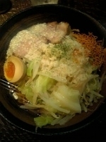 「ガツンと男のまぜそば」@らーめん 瞠 恵比寿店の写真