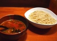 「辛つけ麺（冷やし） 700円」@きんの写真