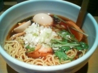 「漁だしラーメン（￥600）+味玉（クーポン）」@双麺 錦糸町本店の写真