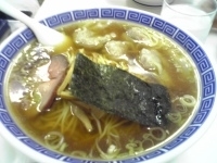 「肉ワンタンメン850円+大盛120円」@支那そば いしはらの写真