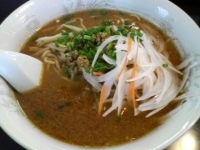 「カレー味噌ラーメン・中辛（期間限定） ￥750」@らーめん 竜屋の写真