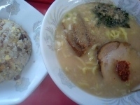 「半チャン味噌ラーメン（690円）」@太昇亭の写真