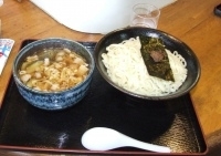 「炒めナスつけ麺350g」@佐野ラーメン たかのの写真