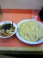 「つけそばチャーシュー大」@和風つけめん栄楽の写真