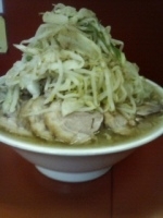 「大豚ダブルカタメ（ヤサイマシマシ・ニンニクなし）」@ラーメン二郎 神田神保町店の写真