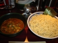 「つけそば（カレーだれ+特盛り+大盛り）」@つけそば屋 北かまの写真