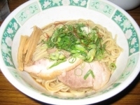 「汁無し中華そば（小・温）」@汁無し中華そば・和え麺専門店1P's（ワンピース）の写真