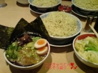 「つけきゃべとん（ごちそう盛）」@二代目丸源 岩槻店の写真