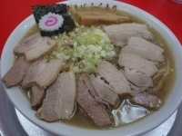 「肉そば大盛」@中華そば ふくもりの写真