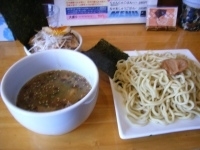 「梅塩つけそば（800円）+ちゃあしゅうごはん（280円）」@和風汁そば じゃんずの写真