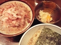 「味噌つけめん+にん玉 【900円+200円】」@がいこつ軒の写真