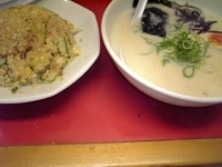 「らーめんセット」@九州ラーメン 高野屋 水戸中央店の写真