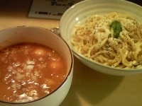 「つけ麺 ロッソ（並） うずら（おまけ）」@ajitoの写真