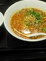 「坦々麺ライス付き(750円)・辛め(無料)」@インペリアルトレジャー・ヌードルズの写真