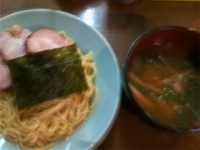 「つけそば（中盛）+チャーシュー」@支那そば 大根やの写真