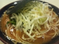 「ねぎラーメン（麺=バリ硬/味=濃目）@750エソ」@神田ラーメン わいず 神田本店の写真