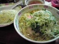 「チャーハン宝そばセット+中盛（850円+50円）」@宝華の写真