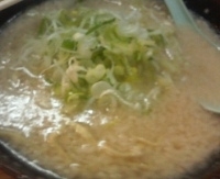 「かけラーメン450円」@屋台ラーメンとんこつ貴生の写真