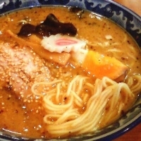 「味噌ラーメン+サービスライス （650円）」@旭屋の写真