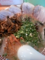 「02長浜チャーシュー（5秒）コッテリ・12替え玉×1（5秒）・2」@ハングリードラゴンの写真