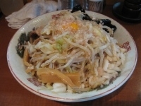 「油めん（野菜）」@らーめん ぽっぽっ屋 水道橋店の写真