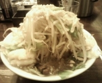 「じ郎ラーメン650円（全マシ+ニンニクマシマシ）+野菜増量120」@円熟屋 本店の写真