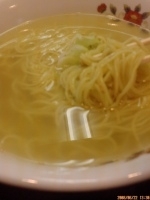 「塩ラーメン大盛 400円（大盛は同料金）」@ラーメン寺子屋 麺倶楽部の写真