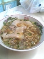 「叉焼麺（710円（当時））」@朱華園の写真