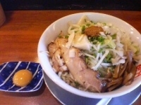 「虹流油そば」@ラーメン 虹ノ麺 小山店の写真