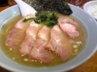 「太麺+チャーシュー+ライス」@百麺 中山道店の写真