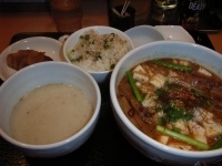 「越後味噌 剛麺  ぶっこみめし  ジンジャー豚煮」@新潟濃厚味噌 弥彦の写真