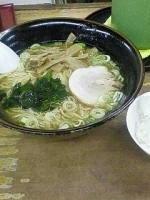 「中華ラーメン（600円）・大盛り（105円）」@くるまやラーメン 西船橋店の写真