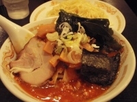 「四川風辛味つけ麺+麺大盛り 【680円+100円】」@らぁめん 龍門の写真