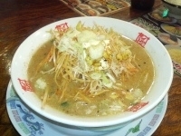 「ネギみそラーメン+バター」@おおぎやラーメン 沼田店の写真