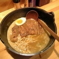「カレーパーコー麺+麺カタメ」@しあわせラーメン 金の糸の写真