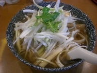 「鯛七味香りねぎらーめん 1枚入り 700円」@らあめん厨房どる屋の写真